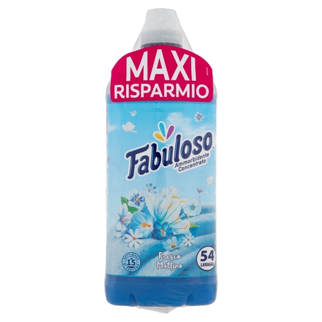 Fabuloso ammorbidente concentrato Fresco Mattino 108 lavaggi 2,5 L